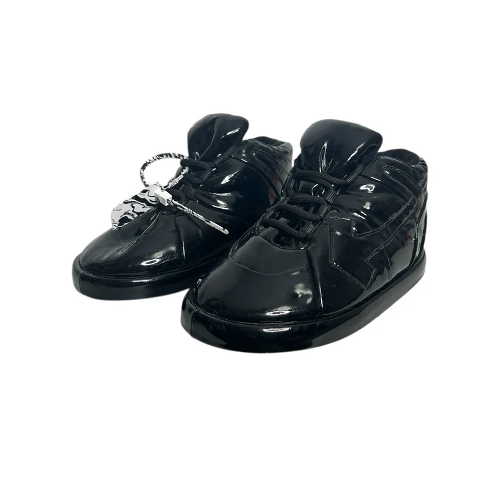 Off-White Women’s Bump High Sneaker Black Size EU 38 US 7.5/8 Made in Italy